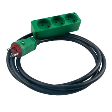 Stikkdós við jørð 3G1,5 16A á 25 mtr.