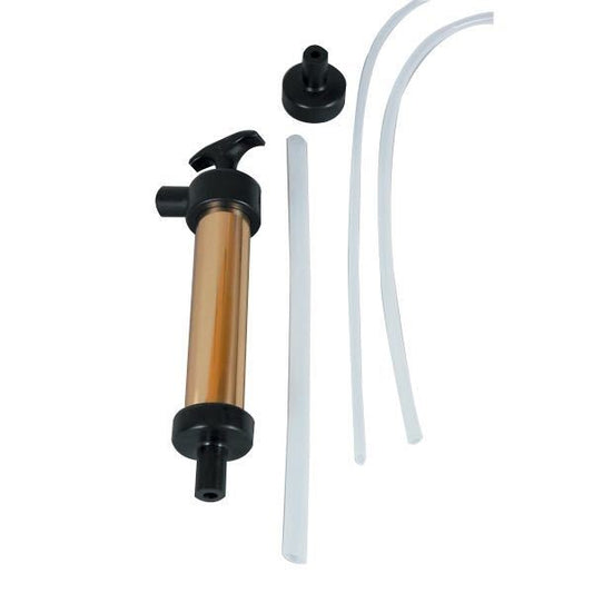 Oljuhandpumpa við slangu