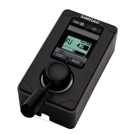 Simrad FU80 fjarstýring við 6mtr. kaðal
