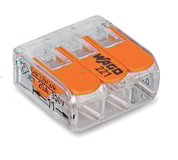 Wago samlimuffa 3x0,2-4mm²