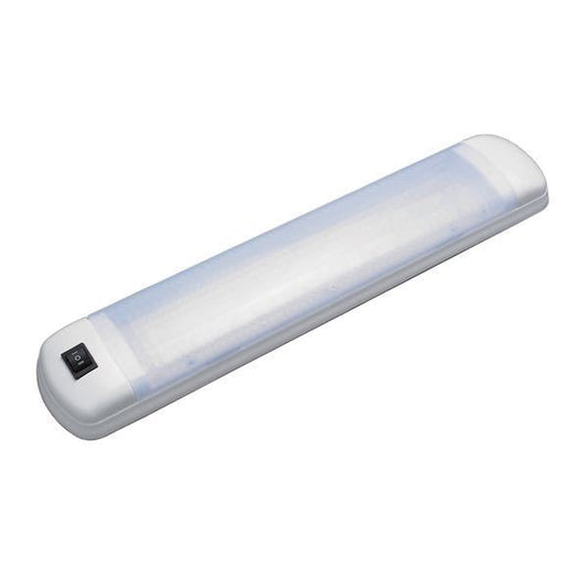 Led armatur hvítt 2x54 led 12/24v