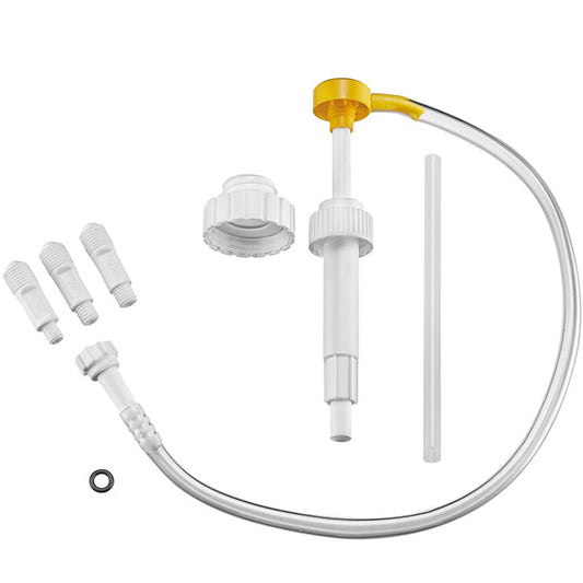 Gearolju pumpa við slangu